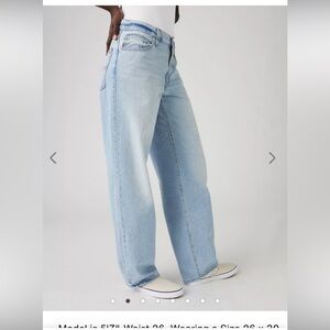 Levi’s baggy dad jeans.